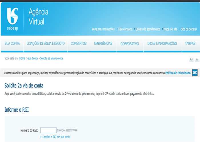 Sabesp Agencia Virtual