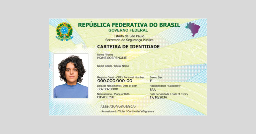 Carteira de Identidade Nacional SP